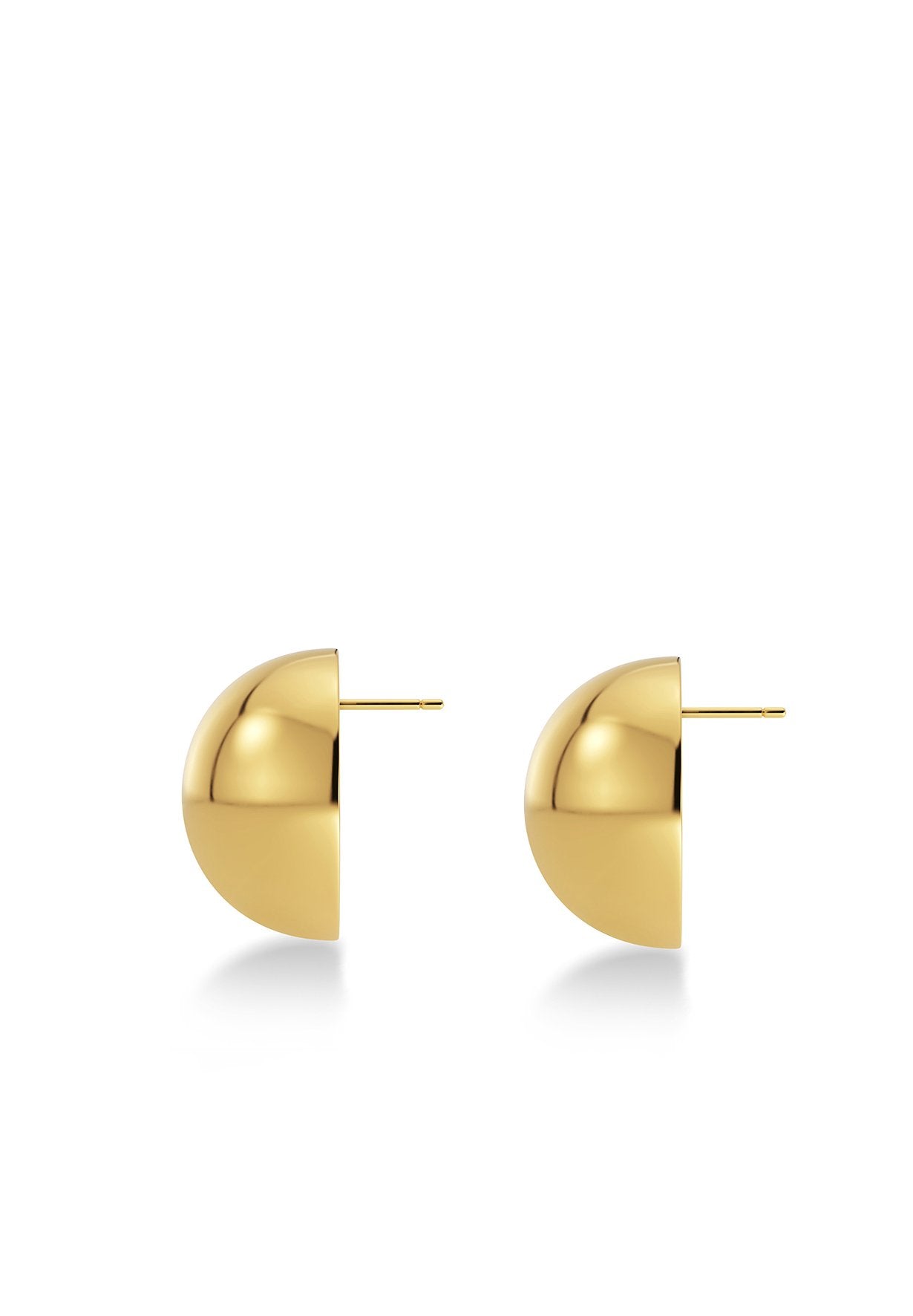 Button Dome Stud Earrings