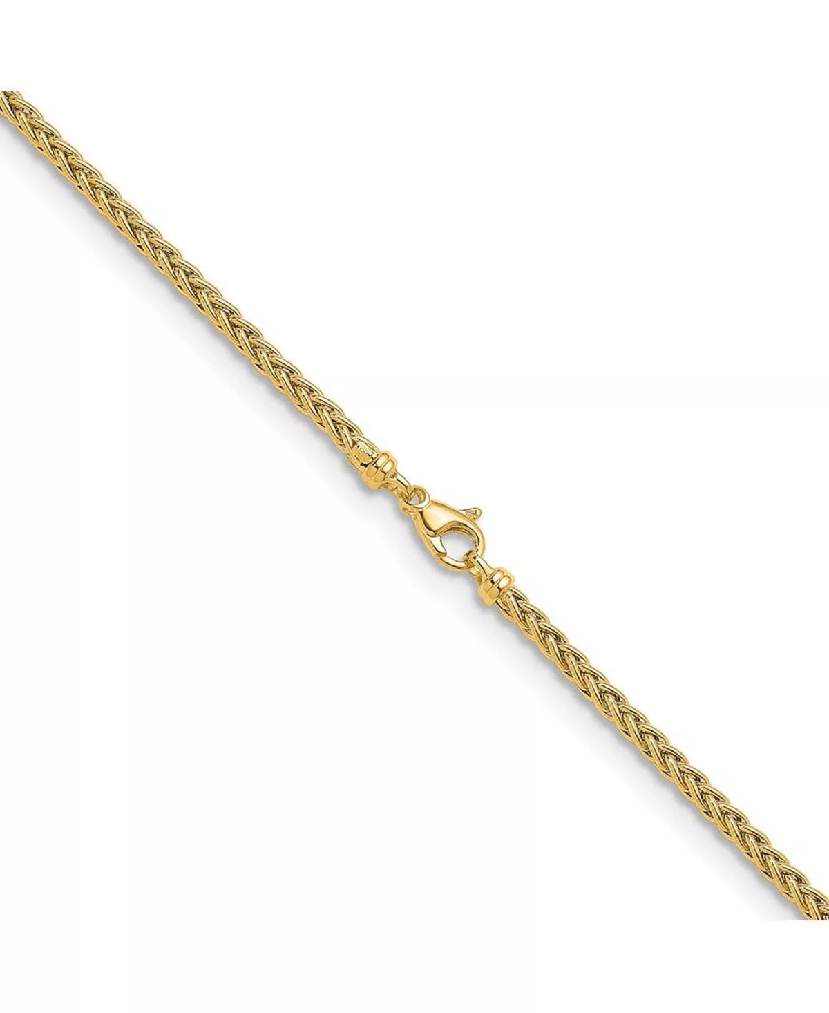 18k Yellow Gold Semi-Solid Mesh Necklace