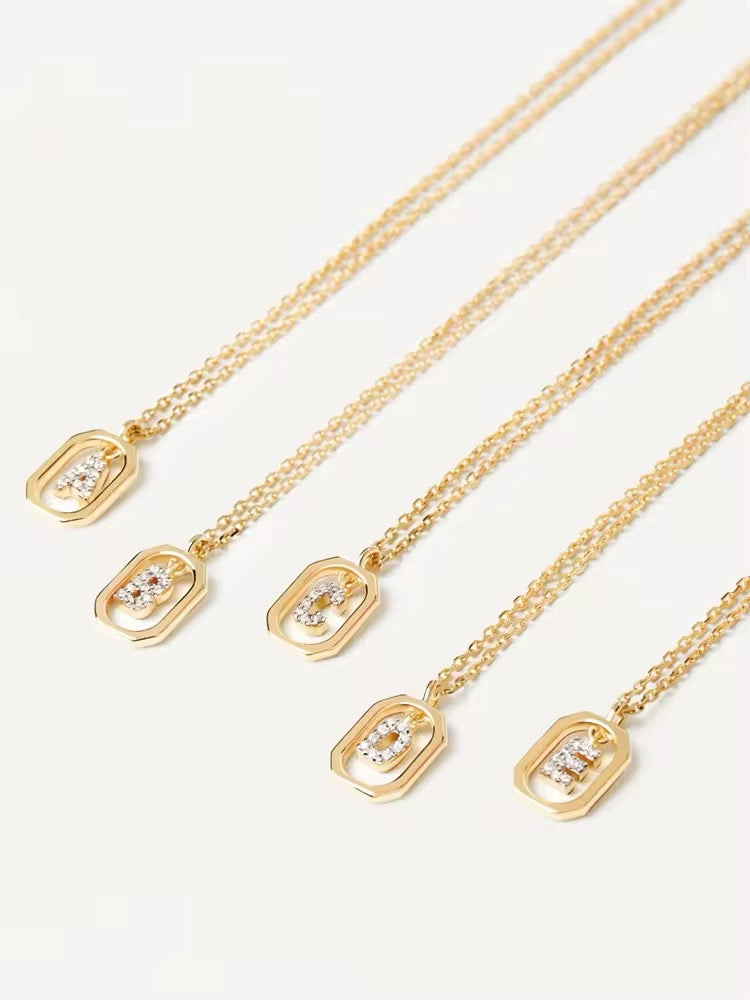 Initial Pendant Necklace