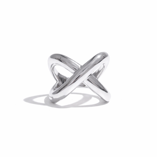Crisscross Ring in Sterling Silver