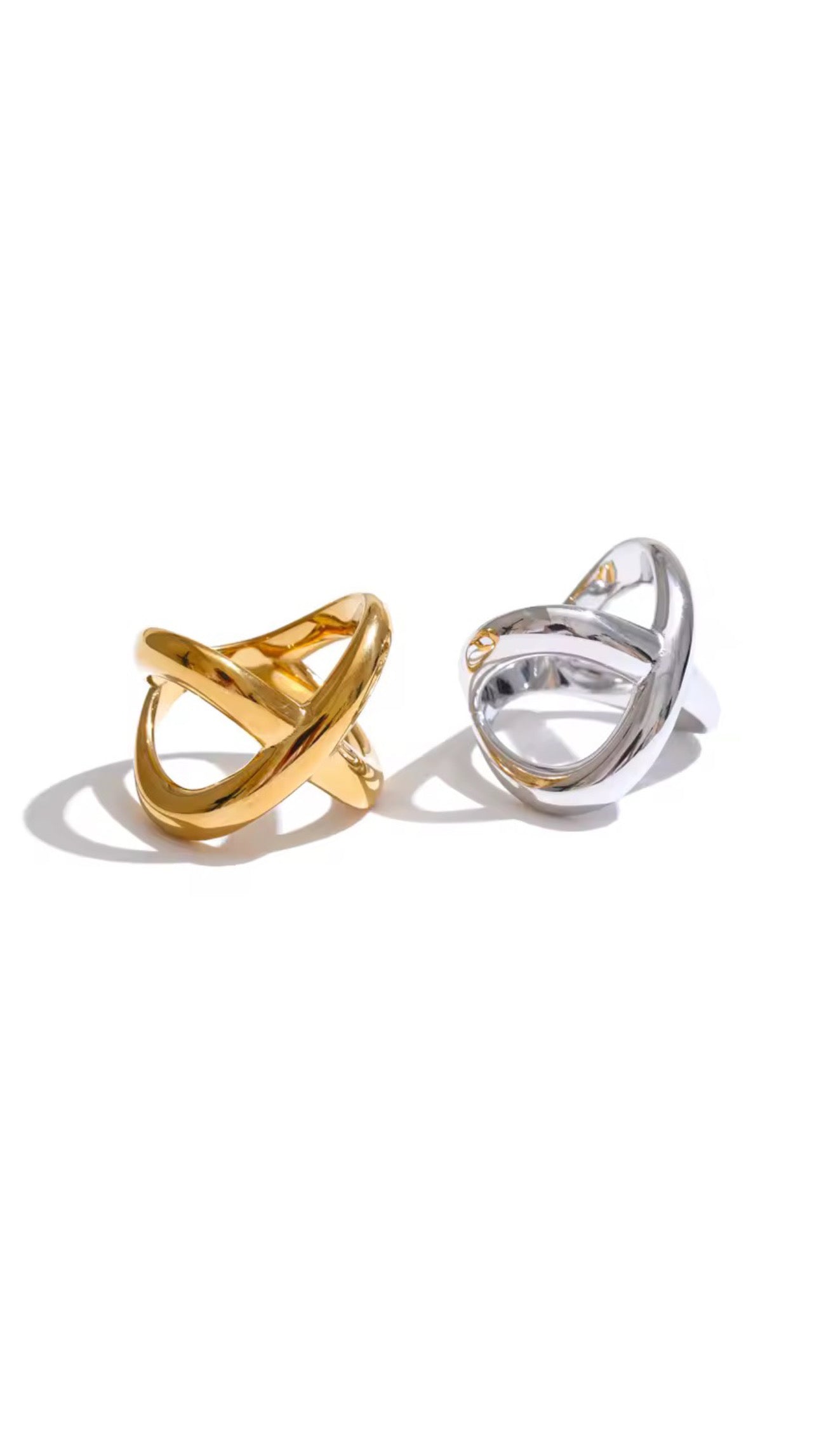 Crisscross Ring in Sterling Silver