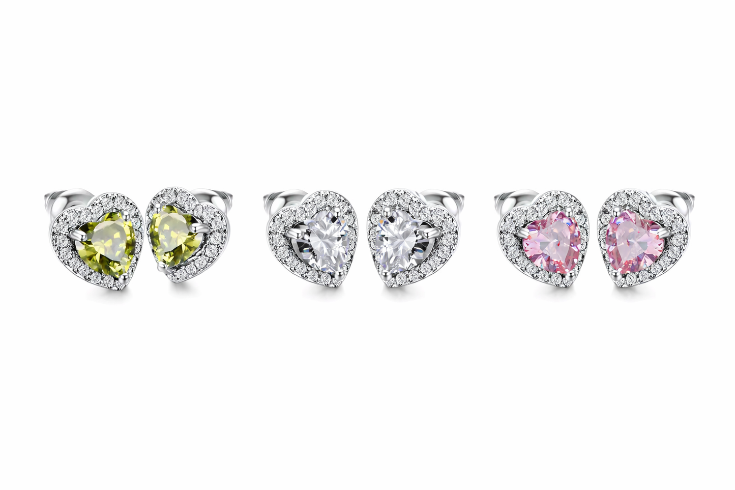 Heart Stud Earrings