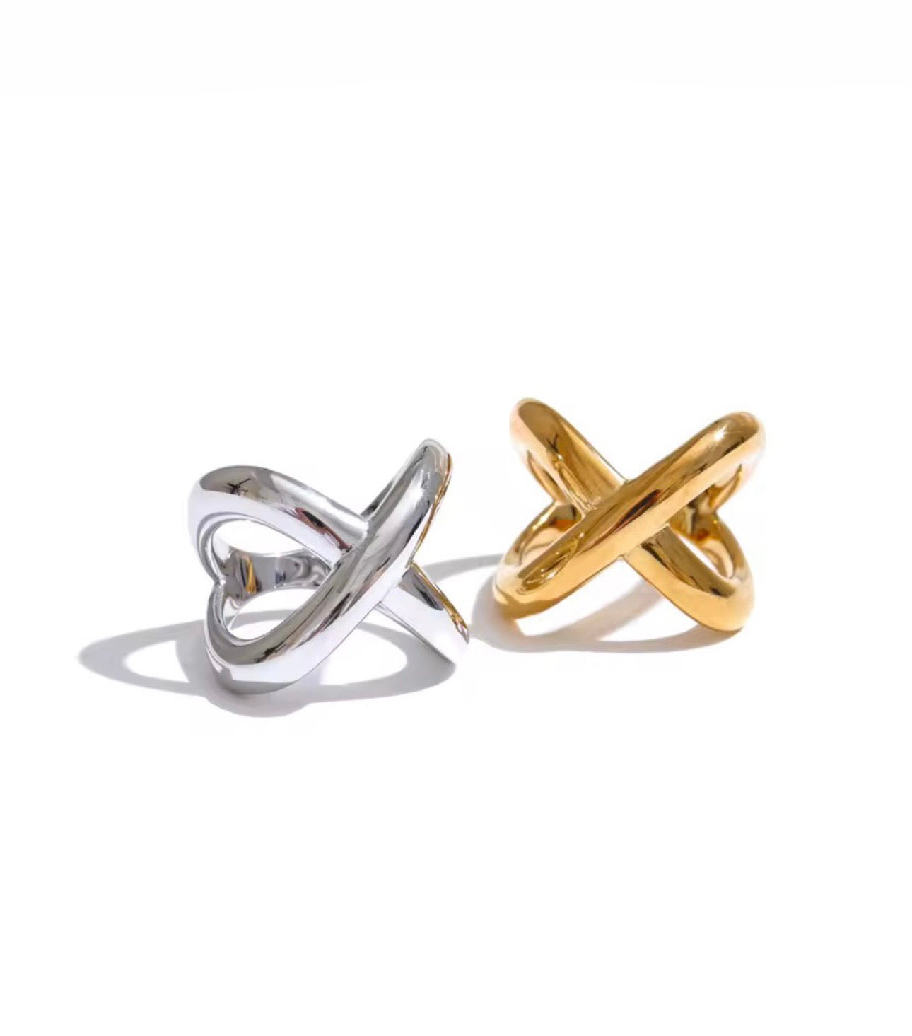 Crisscross Ring in Sterling Silver