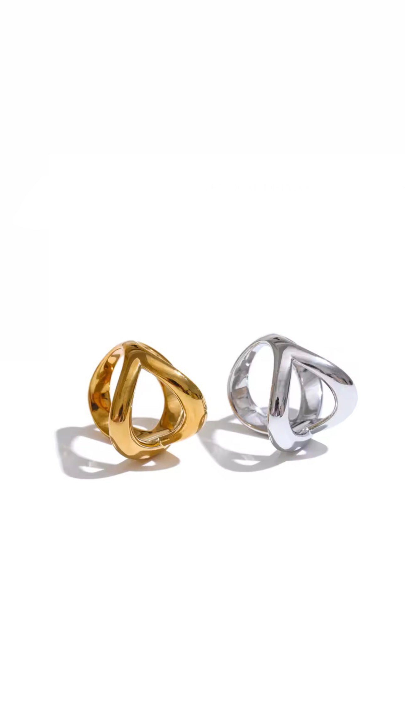 Crisscross Ring in Sterling Silver