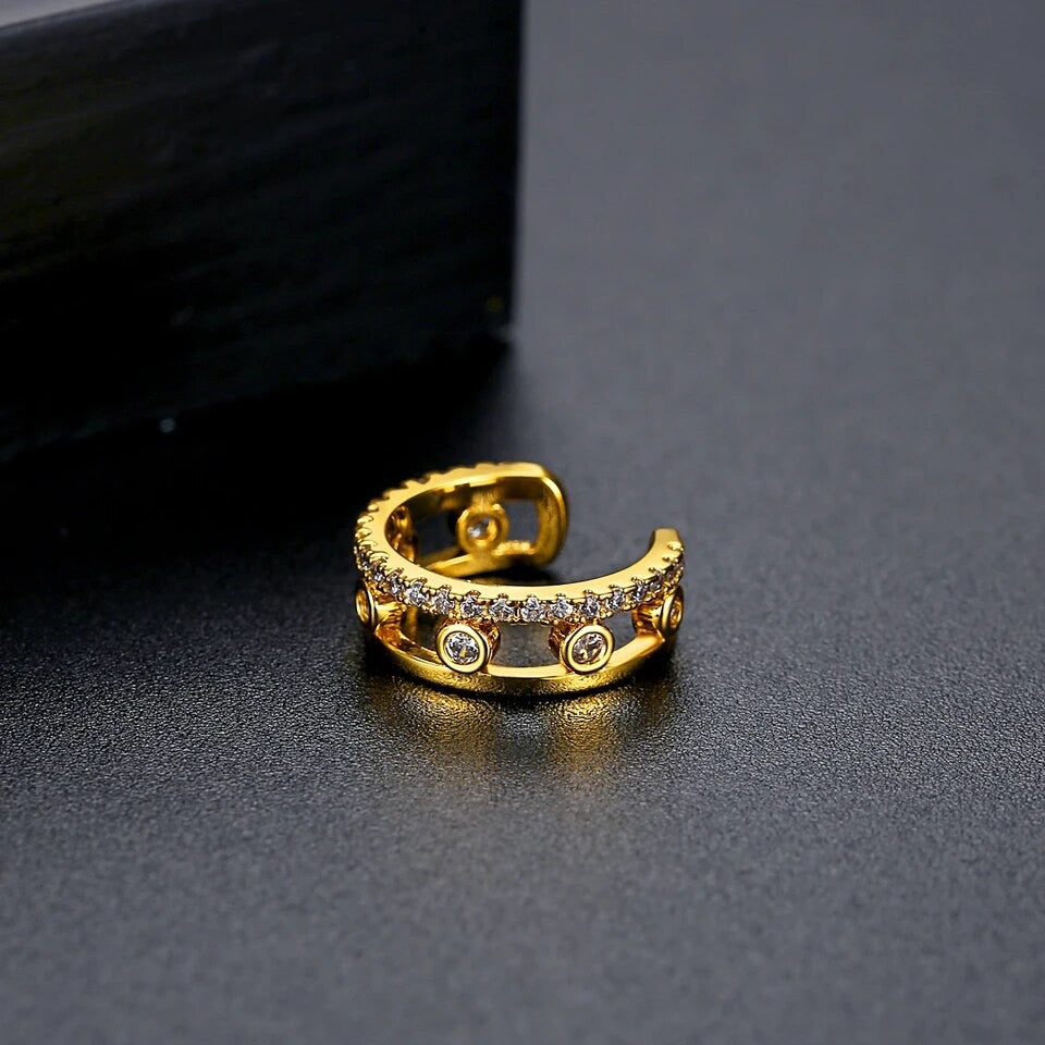 Sterling Silver Ear Cuff in 14K Gold Vermeil