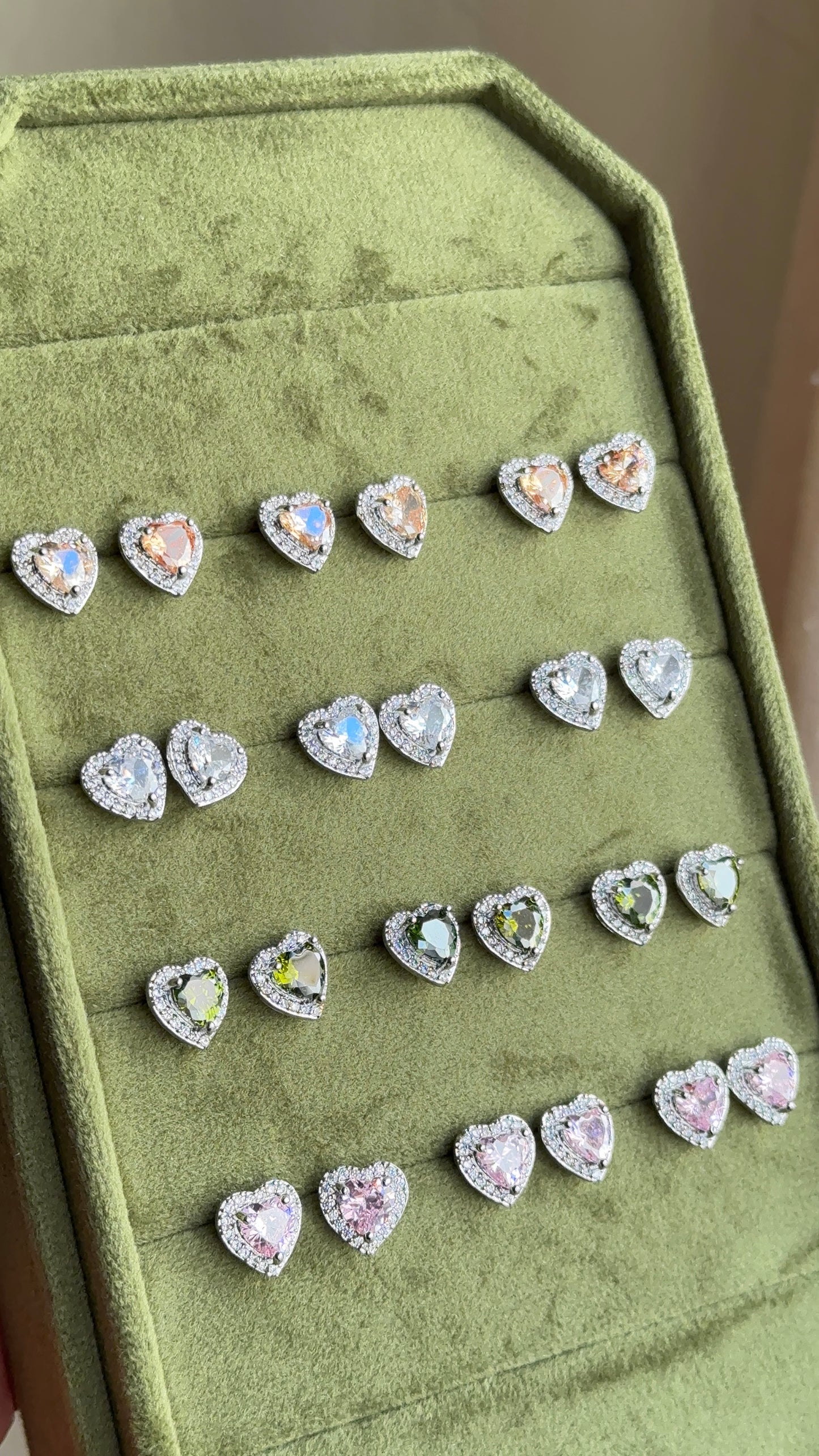 Heart Stud Earrings