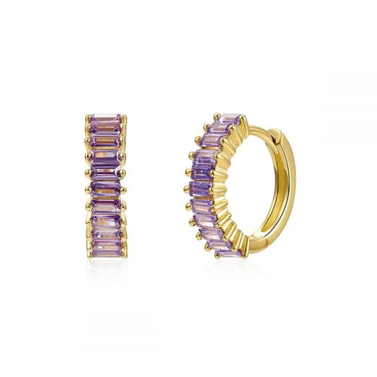 Huggie Hoop Stacked Earrings