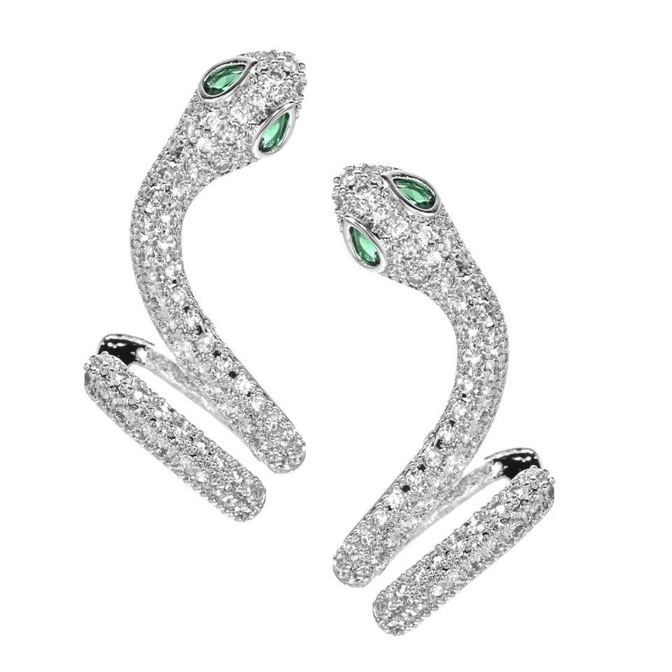 Serpent Ear Cuff Climber Earrings