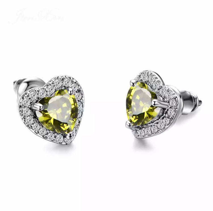 Heart Stud Earrings