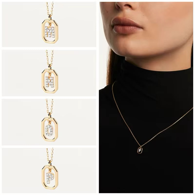 Initial Pendant Necklace