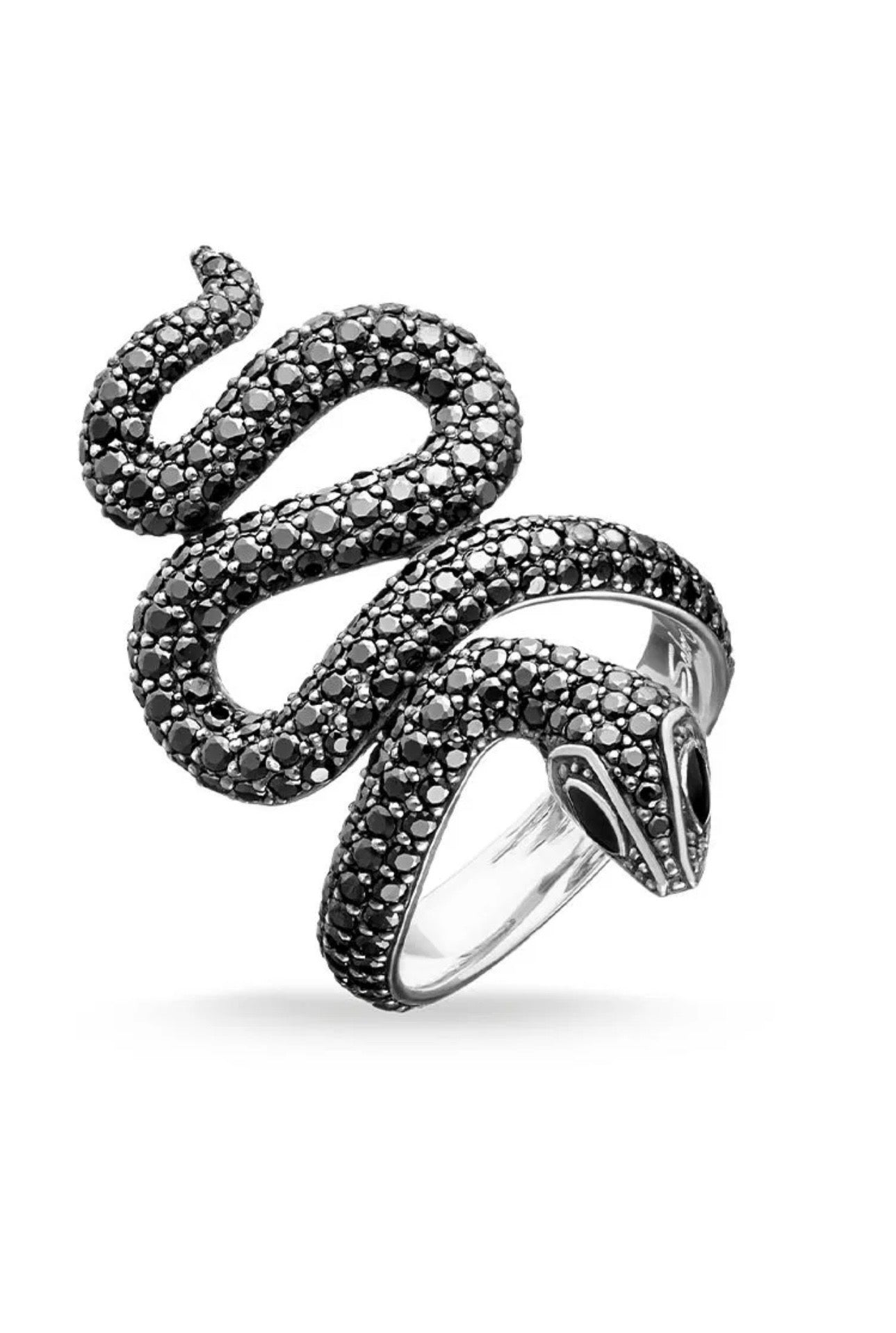 Serpentine Wrap Ring in 925 Sterling Silver