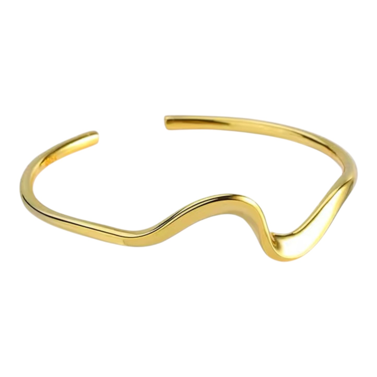 Wavy Designe Cuff Bracelet