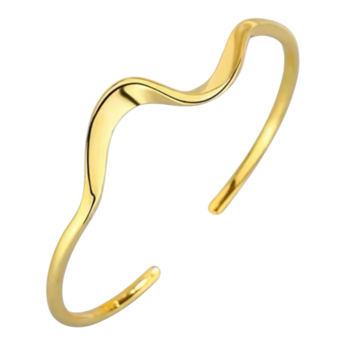 Wavy Designe Cuff Bracelet