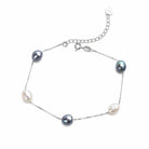 Zard Jewelry Baroque Cultured Freshwater Pearl Black and White
