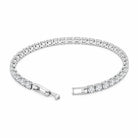 Eternity Tennis Bracelet in Classic 4 Prong 7” and 8”, close-up detail view