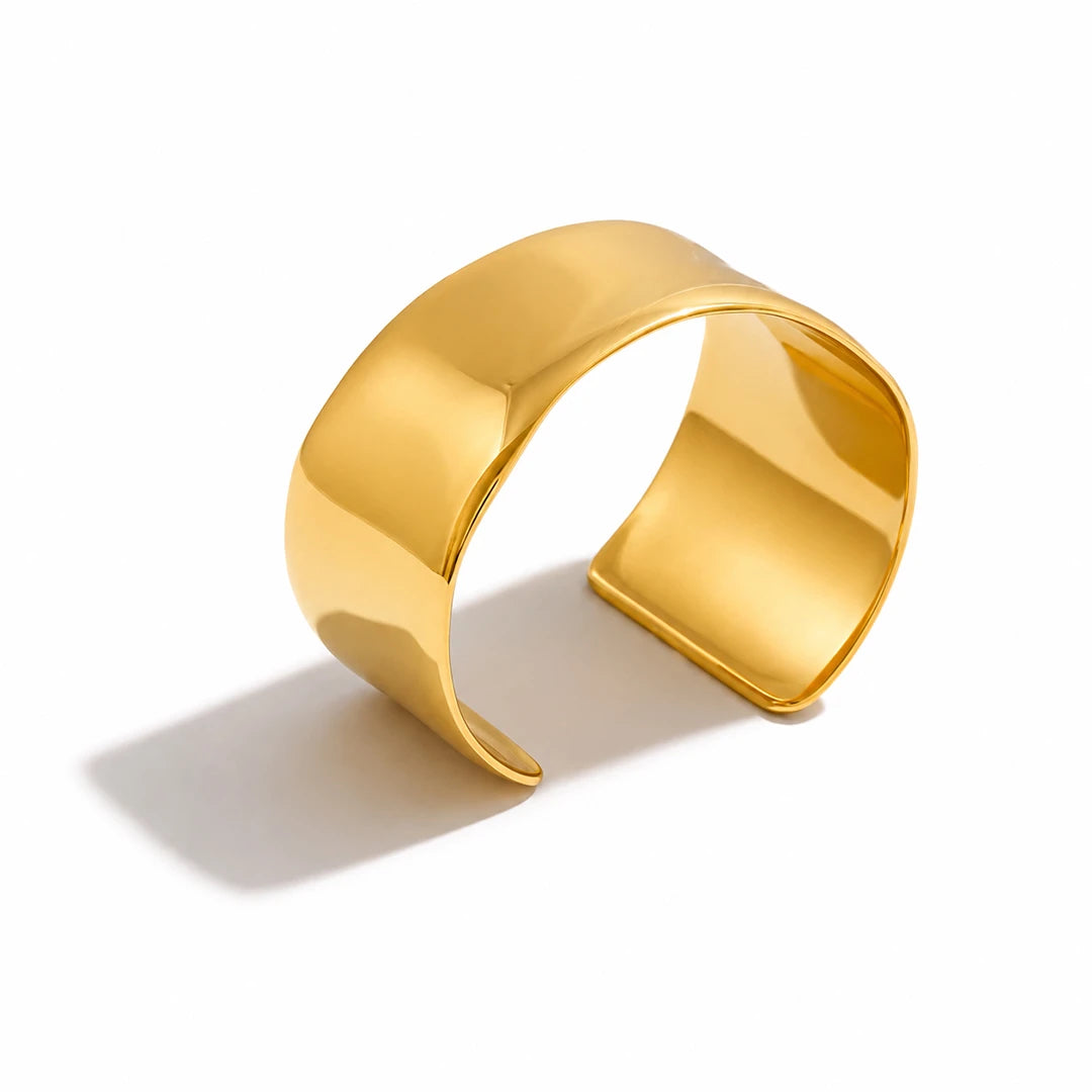 Zard Jewelry Modern Asymmetrical Open Cuff Bracelet