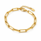 Zard Jewelry Paper Clip Link Bracelet