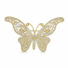 Zard Jewelry CZ Butterfly Statement Brooch Pin