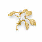 Zard Jewelry Orange Blossom Gold Pin Brooch