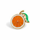 Zard Jewelry Orange Fruit Slice Pin Brooch