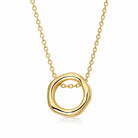 Zard Jewelry Irregular Infinity Hoop Necklace
