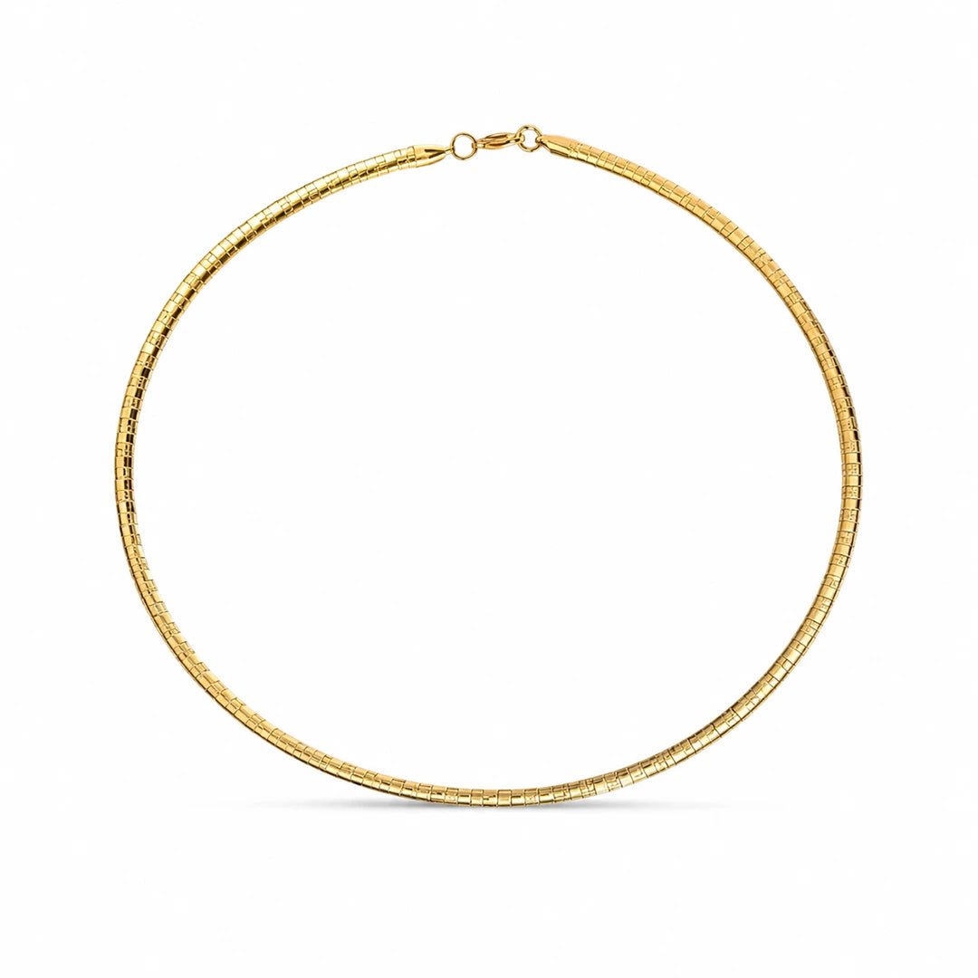 Zard Jewelry Gold Geometric Collar Necklace