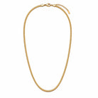 Snake Chain Necklace in 14K Gold Plated 2mm
