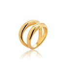 Zard Jewelry Gold Double Row Minimalist Ring